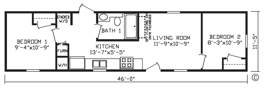 How Much Is A 3 Bedroom 2 Bath Single Wide Mobile Home Www   Zenas 